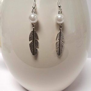 Dream Catcher Feather Earrings